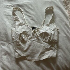 Wild Fable White Crop Top
